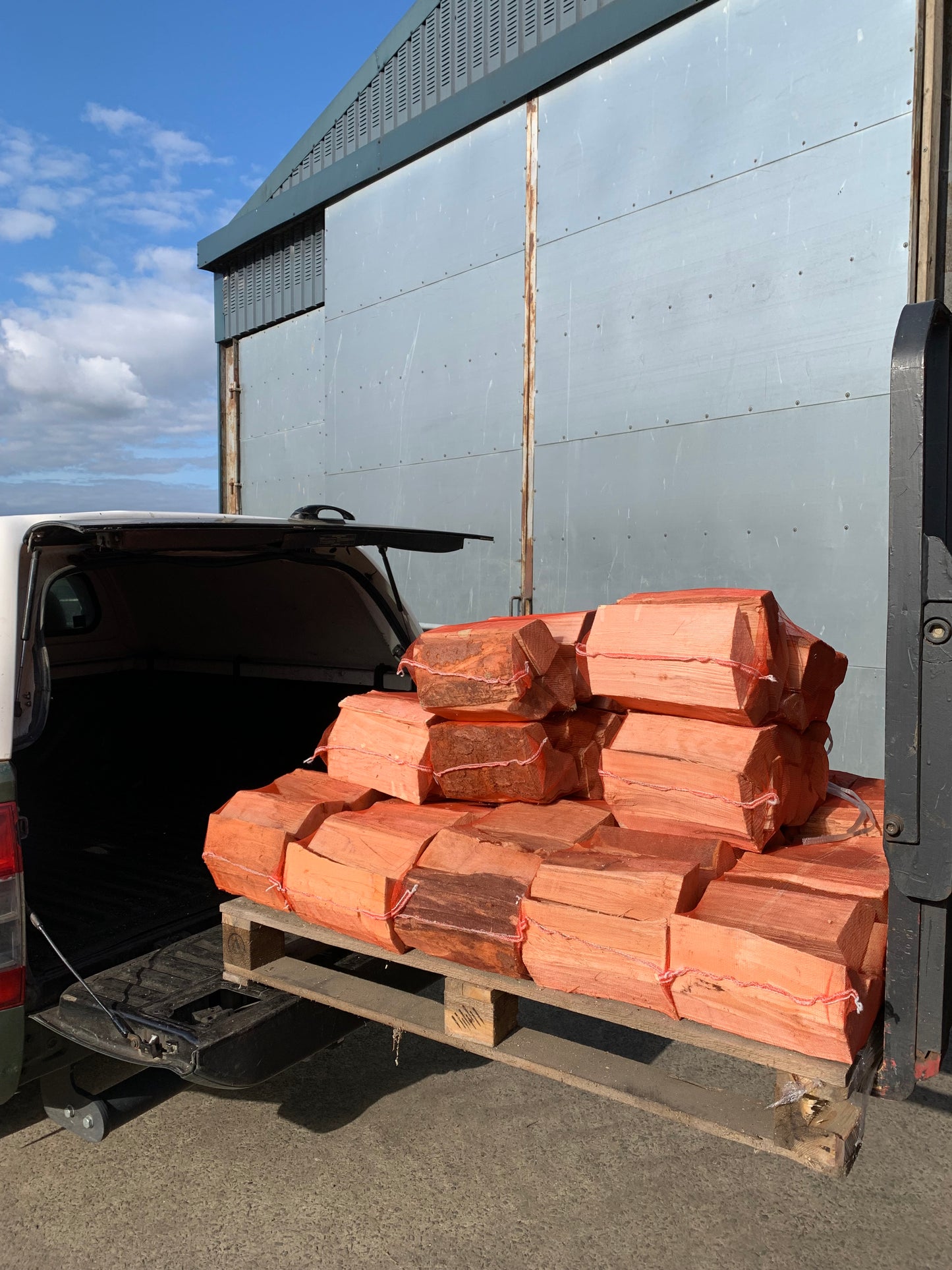 Bulk bag of logs but in nets (15 nets)