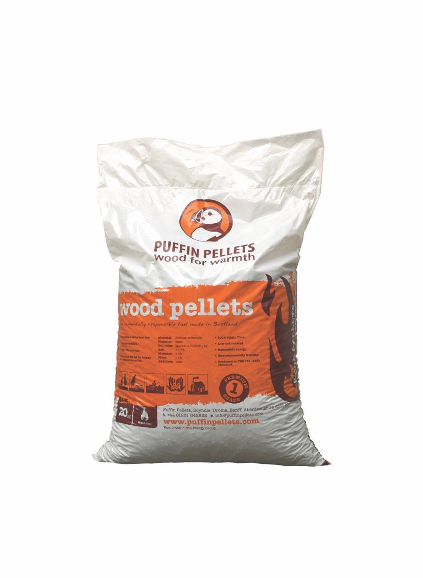 13 x 20kg bags of Puffin ENplus Fuel Pellets