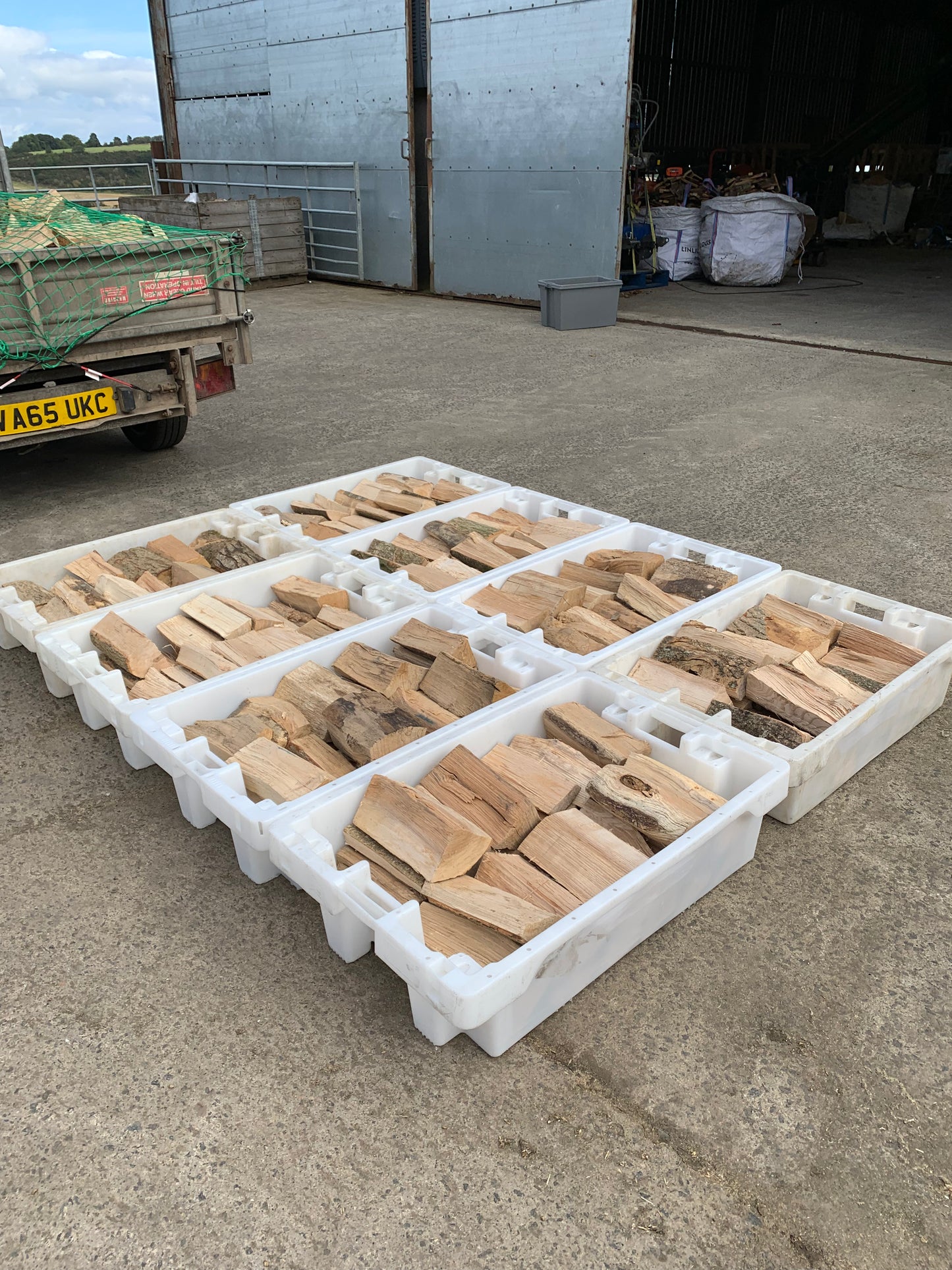 Bulk bag stacked