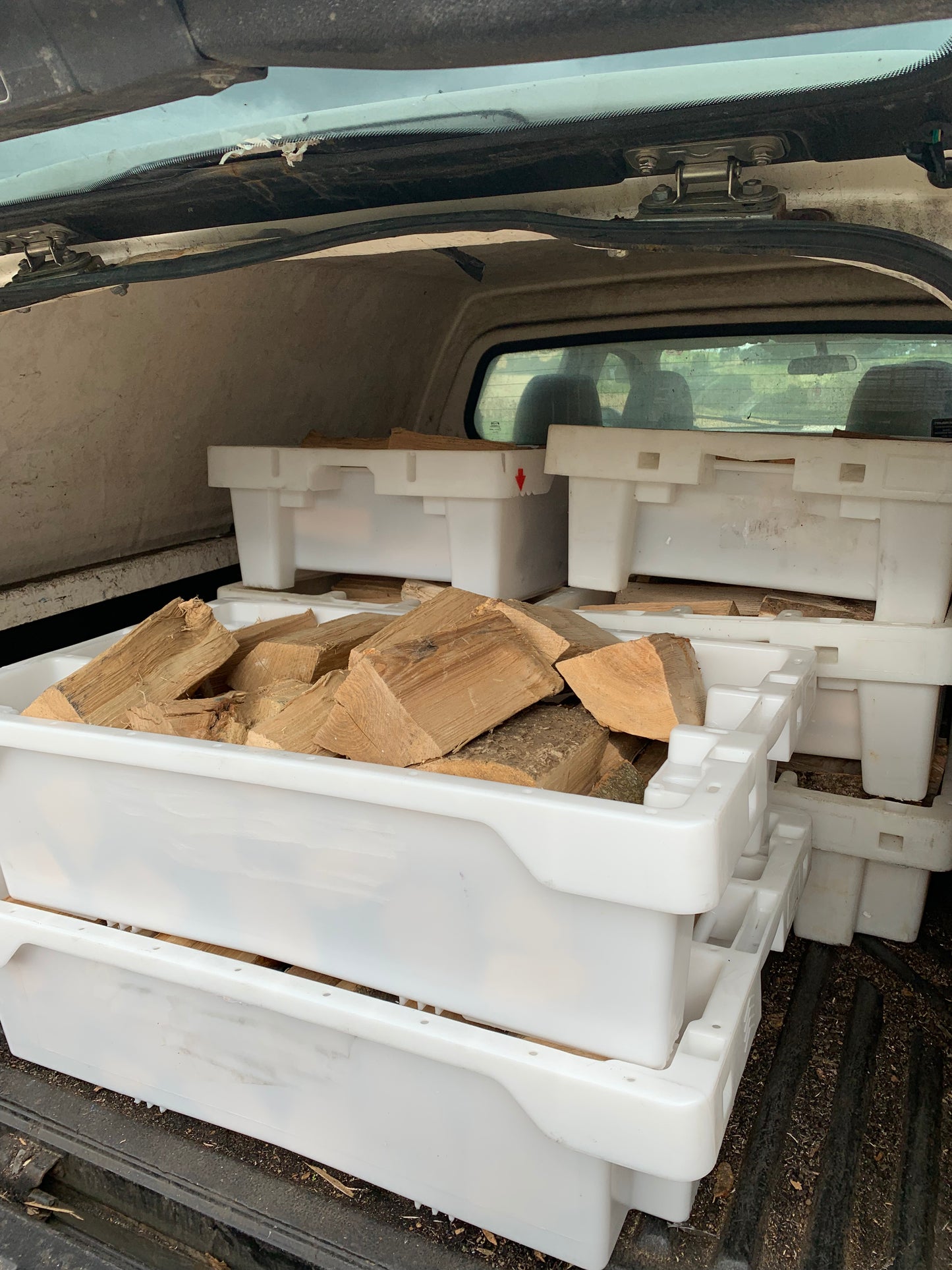 Bulk bag stacked