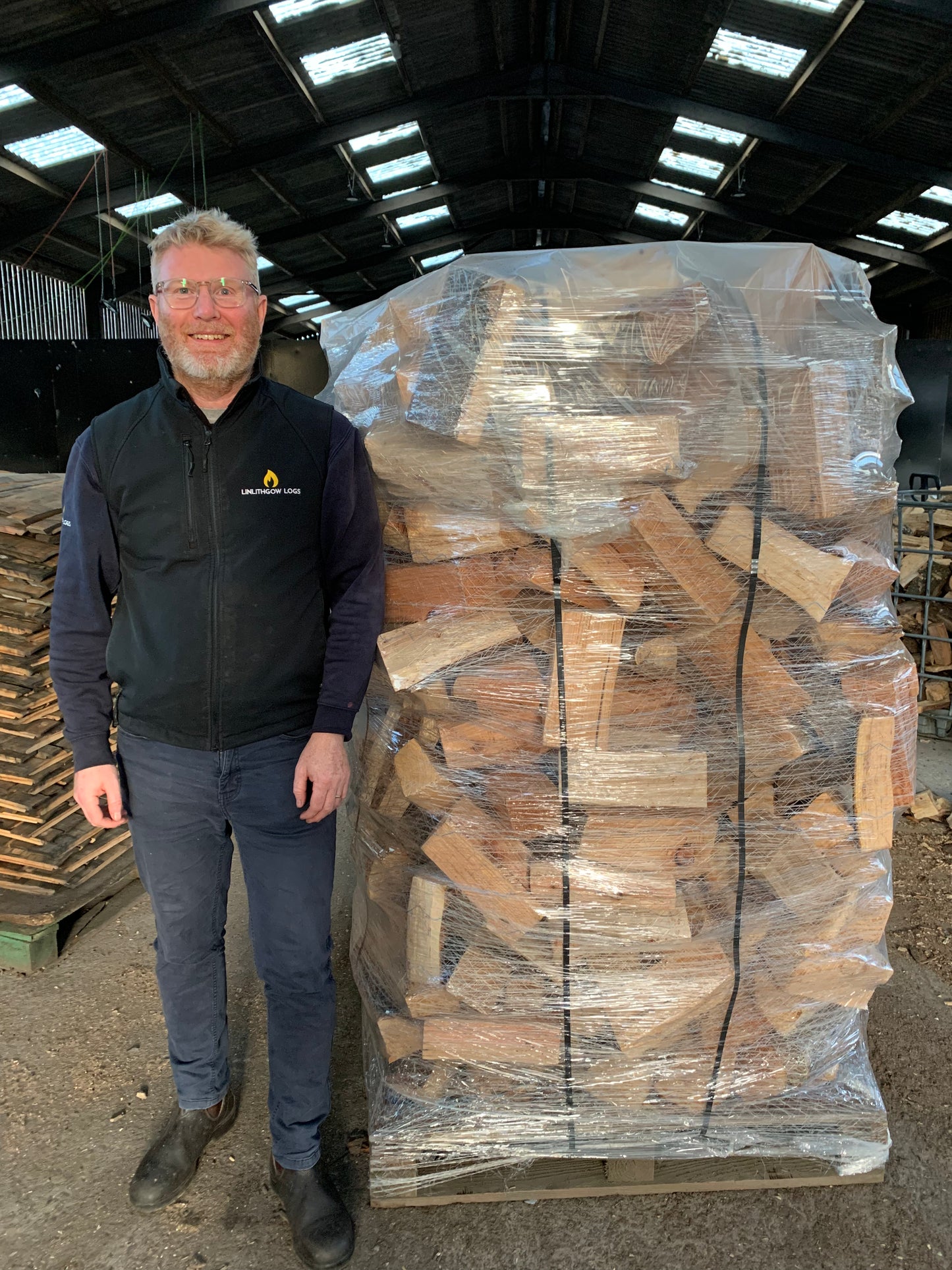 2.1m3 of kiln dried mix of hard and soft wood.