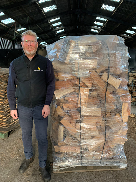 2.1m3 of kiln dried mix of hard and soft wood.